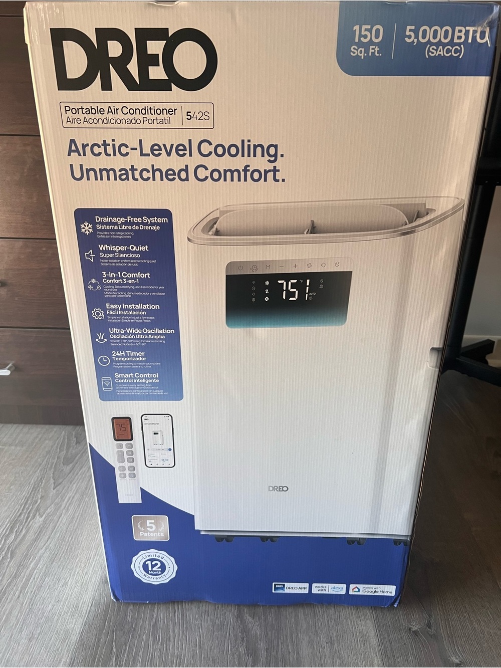 Dreo Portable Air Conditioner - White